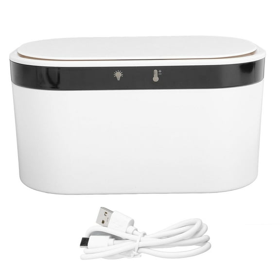 CHIKANSTORE Wipe Warmer,Wipes Warmer Wipes, Constant Temperature USB Powered Wet Wipes Heater Dispenser with Night Light White