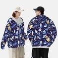 thumbnail image 4 of Daiia Party Shark Cute UPF 50+ Sun Protection Hoodie Jacket Lightweight Long Sleeve Sun Shirt for Women Men with Pocket Hiking Outdoor-Medium, 4 of 7
