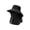 Black, variant on Solar Fan Hat Wide Brim Hat with Face Mask, Outdoor Sun Hat for Fishing,Hiking,USB Solar Charging(Navy)