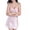 Pink, variant on LYEAA Cozy Pajamas for Women Soft Valentine's Day Two-piece Ice Silk Nightwear Set V Neck Sling Tops with Shorts Loungewear Ladies Solid Loose Casual Sleepwear Sleepsuits Black L