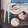 thumbnail image 4 of 40 Pcs Multicolor Eyebrow & Face Razors Dermaplaning Tool Women s Facial Hair Remover with Safety Cover & Non-Slip Handle, 4 of 5