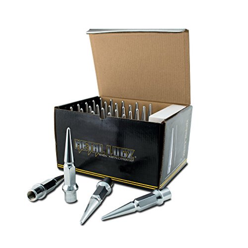 Metal Lugz 7206K8 Spiked Lugz- Dually Chrome 19mm Lugnut (Spiked)