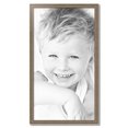 thumbnail image 2 of ArtToFrames 22" x 40" Aged White Gold Picture Frame, 22x40 inch Silver Wood Poster Frame (WOM-2036),  Pack, 2 of 7