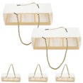 thumbnail image 2 of COSMOBETTY Golden present Boxes with String for Storage Made of PET Paper and Nylon Easy to Open Close 5 Pieces, 2 of 7