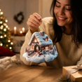 thumbnail image 7 of Acrylic Snow House Christmas Ornament, 3.94 Inch Lighted Hanging Decoration, Winter Cottage Pendant for Holiday Tree and Festive Gift Giving, 7 of 7