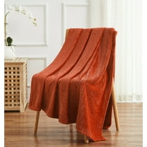 Kate Aurora Ultra Plush Herringbone Embossed Hypoallergenic Fleece Throw Blankets - Assorted Colors