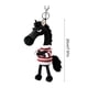 thumbnail image 5 of Llavero de caballo de peluche, suave y lindo colgante de caballo de dibujos animados en suéter, amuleto de mascota del año del caballo con llavero para mochila, bolso, decoración de llaves de coche, 5 of 7