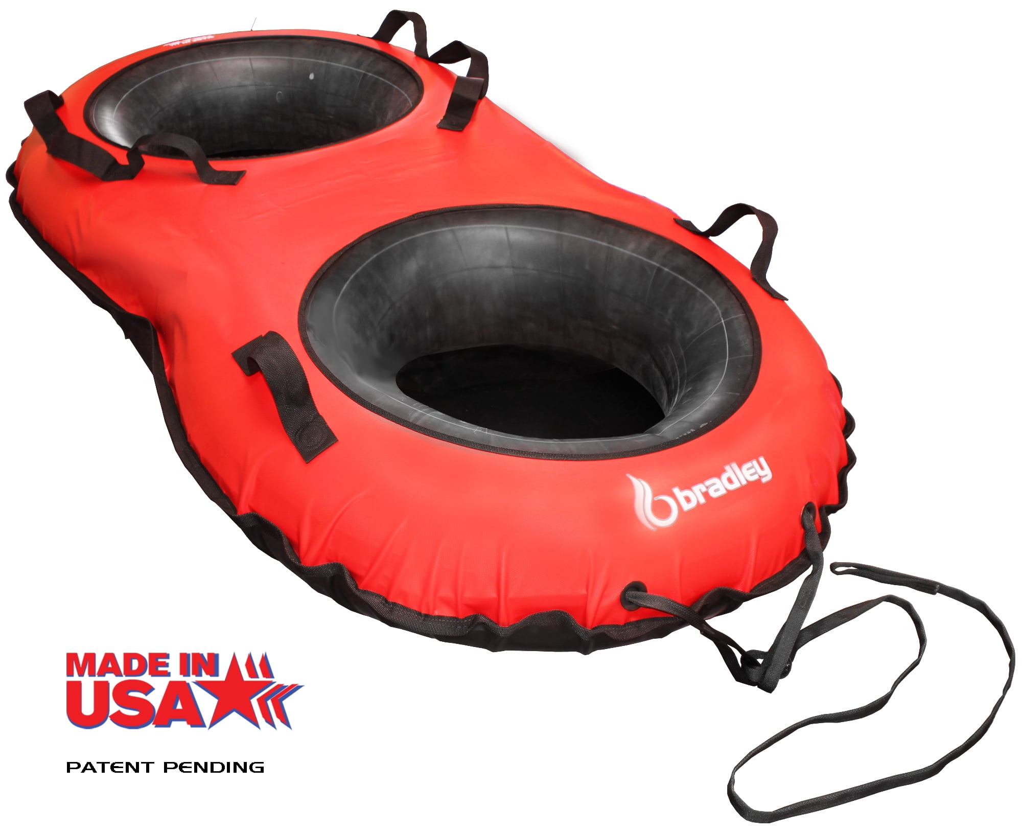 Bradley Ultimate Towable Snow Tube Sled and Heavy Duty Cover