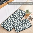 thumbnail image 6 of Cute Little Dancing Ghosts Kitchen Mat - Cushioned Anti Fatigue Kitchen Rug Set of 2, Non Slip Waterproof Kitchen Mats for Kitchen, Laundry, Sink, Office 19.7"×27.6"+19.7"×47.2" Home Decor, 6 of 7