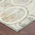 thumbnail image 3 of Addison Rugs Chantille Indoor/Outdoor Transitional Geometric Ivory Machine Washable Round Rug, 8' x 8', 3 of 7