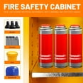 thumbnail image 2 of Chemical Storage Cabinet, Galvanized Steel Construction, 18.11x18.11 Inch Size, Hazardous Materials Cabinet, Fireproof Storage Unit, Warehouses, Paint Rooms, Research Facilities, 2 of 7