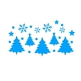 thumbnail image 1 of Glow In The Dark Christmas Tree Night Stickers For Home Decor In Blue Removable 1Pcs, 1 of 1