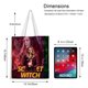 thumbnail image 5 of Scarlet Witch / Wanda Maximoff Bolso de tela con estampado de lienzo para mujer, bolsa de compras reutilizable y estética, con cremallera interior, regalo para mujer, 35 × 40 cm., 5 of 6