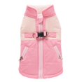 thumbnail image 3 of Arnés de invierno para perros, abrigos con cremallera en la espalda, ropa cálida fácil de usar para perros en climas fríos, chalecos, chaquetas, abrigos para perros pequeños y medianos, 3 of 5