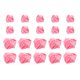 thumbnail image 1 of 20pcs 2Tamaños Rosas de Cinta de Satén 2.5cm/5cm Flores de Tela Artificial para Manualidades DIY (Rosa), 1 of 5