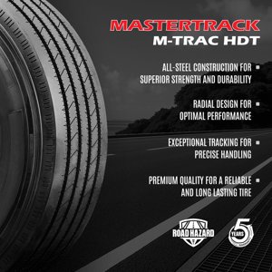 Mastertrack M-TRAC HDT ST225/75R15 123/119M 14PR 123M Load G Radial Trailer Tire – ST 225/75/15 225/75R15 (Tire Only) Sansujyuku sansujyuku.com