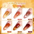 thumbnail image 5 of Beetles Fall Cat Eye Gel Nail Polish Set - Gilded Leaves 6 Colors, 5 of 8