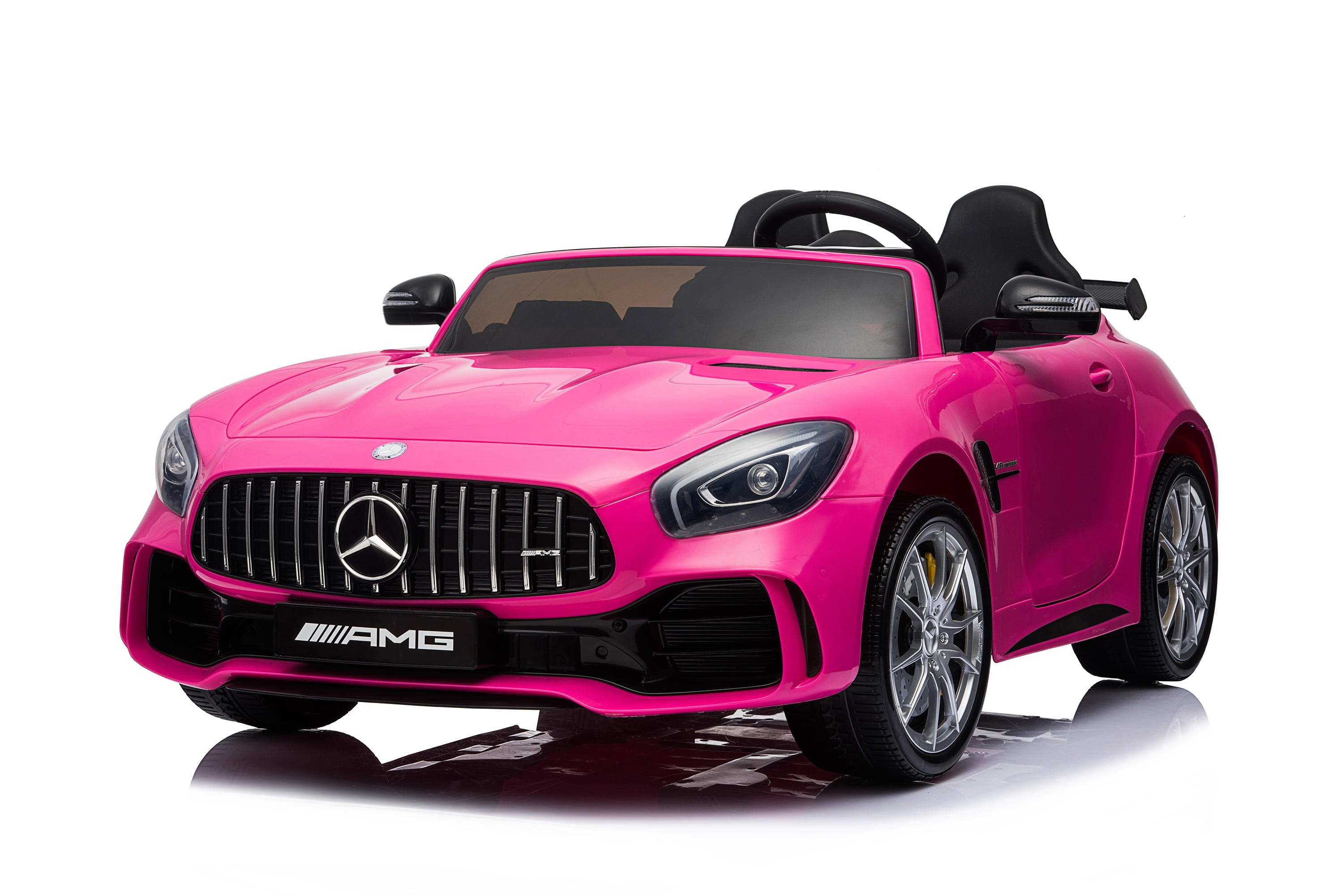 pink mercedes kids car