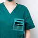 thumbnail image 3 of Protector de bolsillo, organizador de bolsillos para bolígrafos, camisas, batas de laboratorio, pantalones, multiusos, para bolígrafos, lápices, herra Verde Macarena bolsa organizadora de enfermeras, 3 of 7