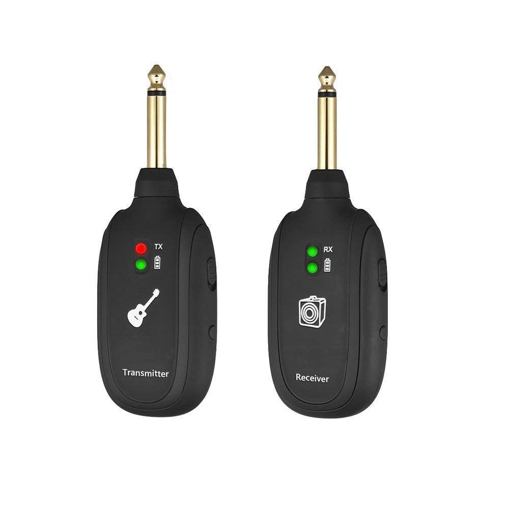 Wireless Guitar System, Guitar Wireless System Transmitter Receiver for Electric Guitar Bass