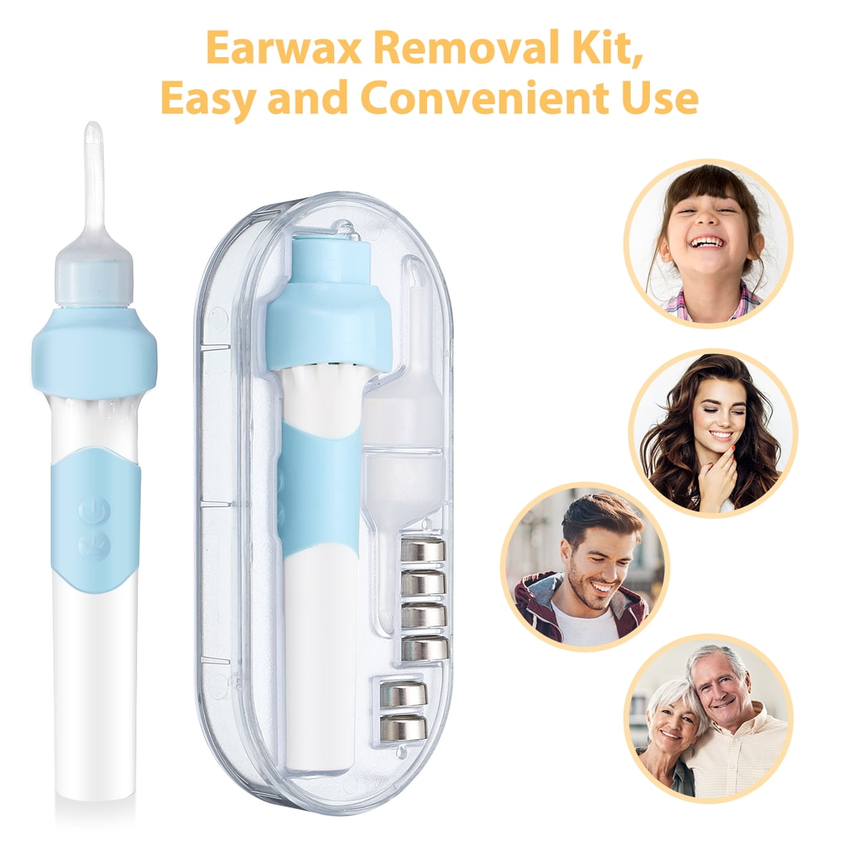 Earwax Removal Tool, Ear Wax Remover, Soft Silicone Ear Cleaning Tool