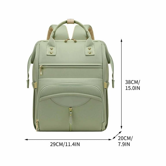 Topukaiba Diaper Bag For A Born Multi-Functional Diaper Bag Travel Large Capacity Green