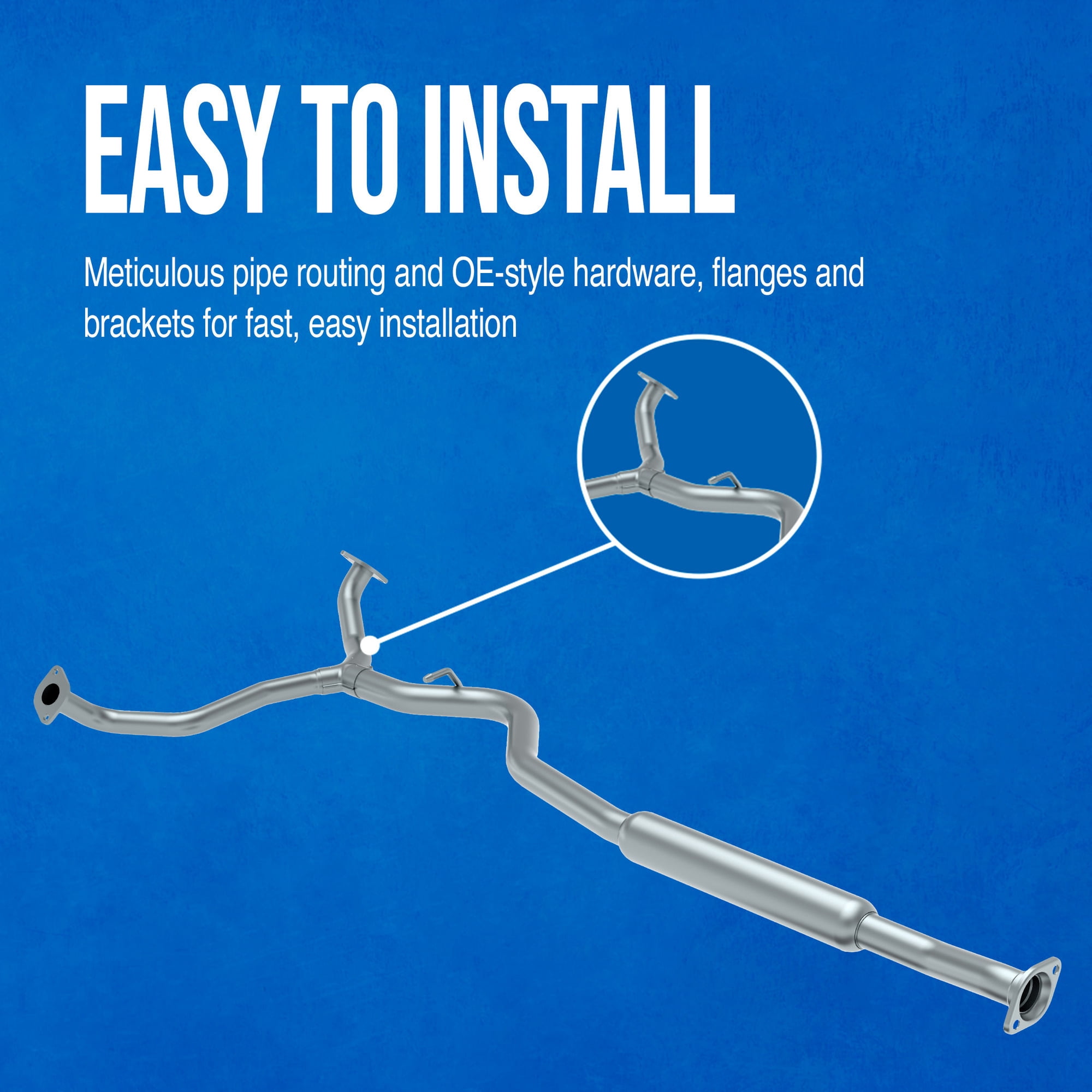 AP Exhaust Exhaust Pipe Fits select: 1997-2003 CHEVROLET MALIBU, 2004-2005 CHEVROLET CLASSIC