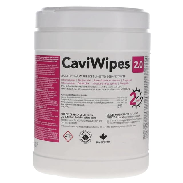 Disinfecting Wipes 160 Sheets â?? Hospital Grade Powerful Germ & Bacteria Removal, Multi-Surface Cleaner. Safe for Home, Office, Kitc