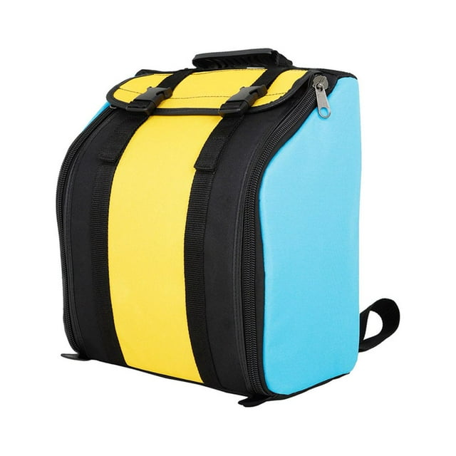 22 Keys 8 Bass Accordion Backpack Waterproof Double Shoulder Bag for Musical Instrument