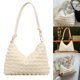 thumbnail image 4 of Bolso de hombro elegante para mujer, bolso de mano para axilas, bolso de mensajero, bolso de mano de lona para mujer, para cosméticos, vacaciones, via Blanco Yinane Bolso de mujer, 4 of 6