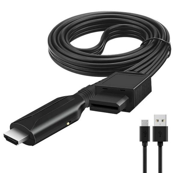 Wii to HDMI Converter 1080P Supports All Wii Display Modes 1m/3.2ft Cable