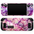 thumbnail image 1 of Design Skinz - Compatible with Steam Deck - Skin Decal Protective Scratch-Resistant Removable Vinyl Wrap Cover - Red White Dragon Vein Agate Skin, 1 of 5