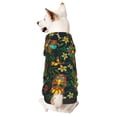 thumbnail image 1 of Fotbe Mask Tropical Flower Sudadera con Estampado para Perros Pequeños – Suéter con Capucha para Mascotas, Tela Suave de Forro Polar con Bolsillo-Small, 1 of 7