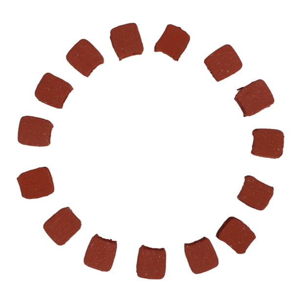 Pastillas de embrague cuadradas para bicicleta, 15 piezas Pastillas de embrague para motor de bicicleta motorizada Piezas para motor de gas de bicicleta motorizada Características mejoradas