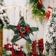 thumbnail image 5 of Hogar y cocina, Decoración del hogar, 1 pieza de adornos navideños - Mini corona colgante de hojas de pino y frutos rojos - Adornos para colgar en la pared - Adornos para fiestas navideñas, Colgantes, 5 of 6
