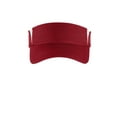 thumbnail image 2 of Sport-Tek Dry Zone Colorblock Visor-One Size (True Red/White), 2 of 3