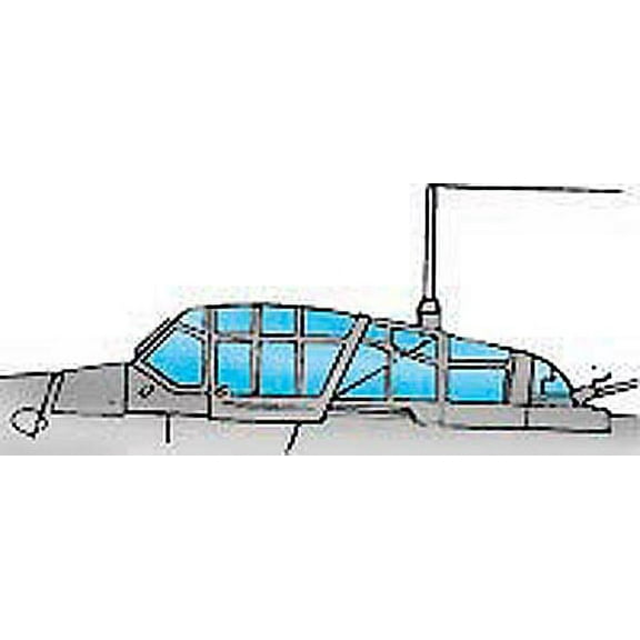 Ju 87 D/G Stuka Vacuform Canopy for Monogram (1/48 model kit accessory)