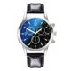 thumbnail image 1 of Reloj de cuarzo para hombre con correa de acero y tres ojos de cristal azul claro colorido, reloj de regalo para hombre, 1 of 6