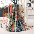 thumbnail image 2 of Pioneer Flower Blanket,Comfortable Soft Flannel Throw Blanket,All Season,Warm Lightweight Blankets for Sofa Bed Couch Living Room Chair,50"x60"(130x150cm), 2 of 4