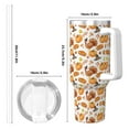 thumbnail image 4 of Bingfone Pumpkins for 40 Oz Stainless Steel Travel Mug Double Wall Water Coffee Cup for Home,Office, Outdoor Works Great for Ice Drinks and Hot Beverage, 4 of 8