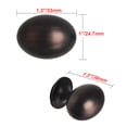 thumbnail image 5 of Utopia Alley HW339PLRB011 Danbury Oil Rubbed Bronze Cabinet Knob  1.3 inch, 5 of 7
