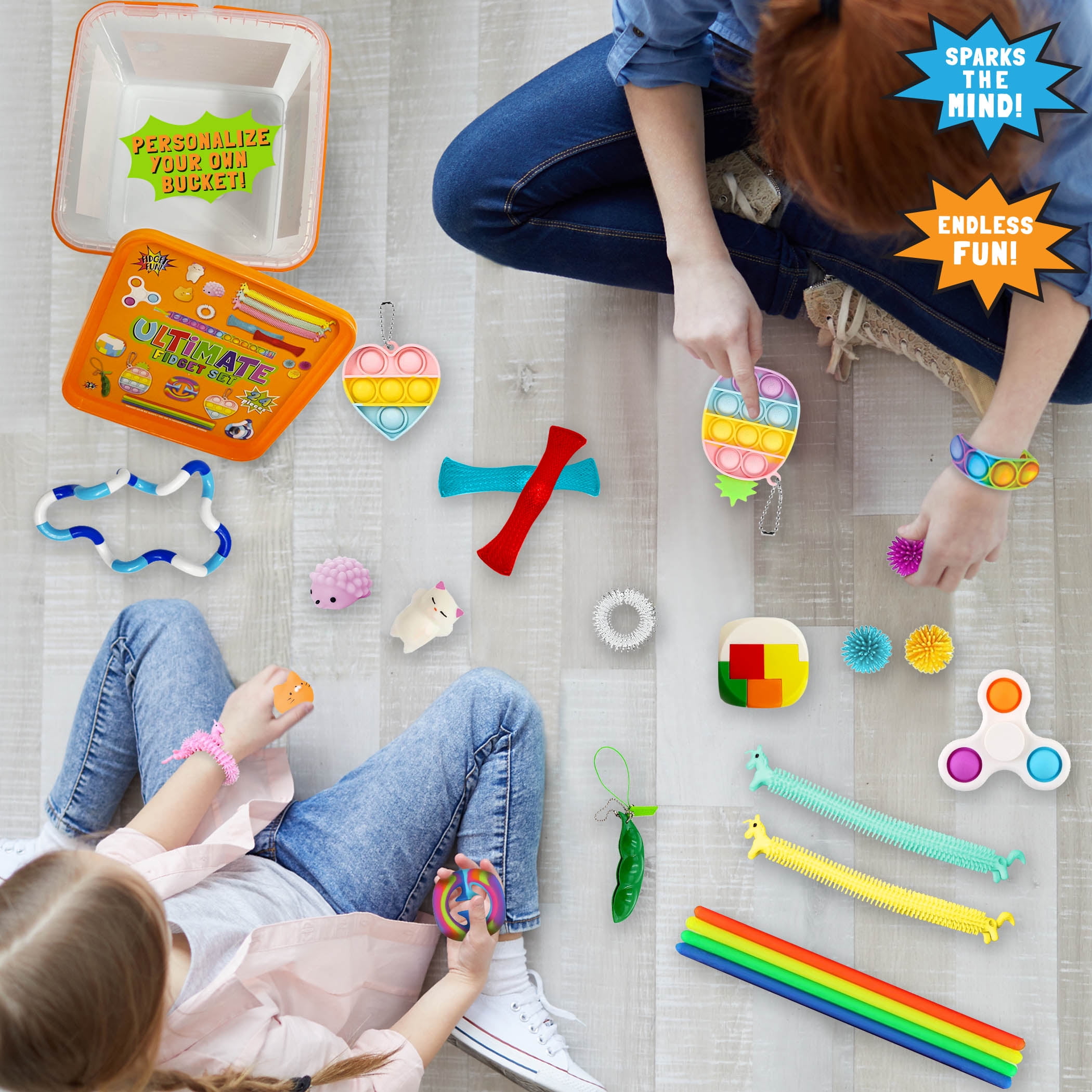  Sunny Days Entertainment 24 Piece Fidget Box - Sensory