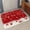Xmas Red, variant on Small Door Mat Indoor Outdoor 15.7"x23.6", Blue Summer Beach Absorbent Non Slip Entry Rug, Seaside Ocean Coastal Nautical Low Profile Welcome Mat for Front/Side Door Apartment Entrance Bathroom