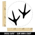 thumbnail image 2 of Chicken Footprints Tracks Self-Inking Rubber Stamp Ink Stamper - Brown Ink - Small 3/4 Inch, 2 of 7
