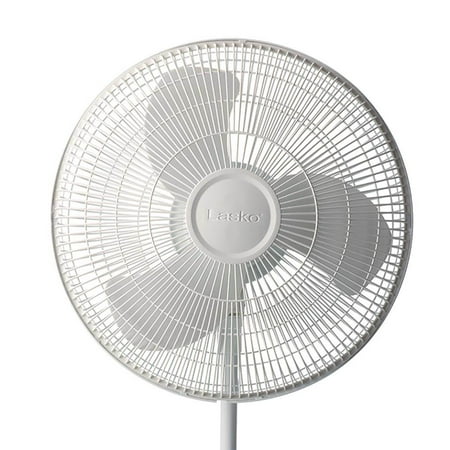 Lasko - 16" Floor Fan - Gray/white