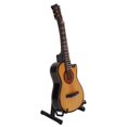 thumbnail image 4 of Minature Guitar Model Wooden Mini Musical Instrument Guitar Replica with Stand OrnamentMstyle2428, 4 of 5