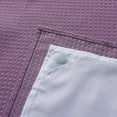 thumbnail image 4 of WPM No Hooks Required Mauve Shower Curtain with Snap-in Liner Waffle Weave Design, Hotel Grade Style Waterproof & Washable, Mesh top Window Easy Snaphook Mauve Bathroom 72 inch wide x 74 inch long, 4 of 5