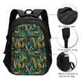thumbnail image 3 of Balery Jungle Leopard Yellow Print USB Charging Backpack for Men and Women - Water-Resistant, Anti-Theft Laptop Backpack with USB Port for Travel, Work, School, and College, 3 of 7