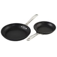 thumbnail image 1 of Juego de utensilios de cocina profesionales antiadherentes endurecidos Le Creuset de 2 piezas. (Sartén de 8" y 10") Gris, 1 of 3