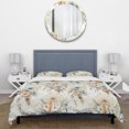 thumbnail image 3 of Designart "Ethereal Dream Weaver" White Boho Bedding Covert Set - Bohemian & Eclectic Bed Set With 2 Shams, 3 of 5
